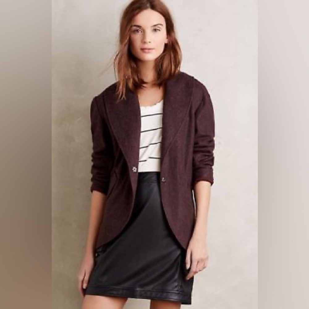 🆕NWT {Anthropologie} Lilka Fleeced Cocoon Jacket. Size XS.